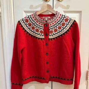 Alex Mill wool fair isle Cardigan
